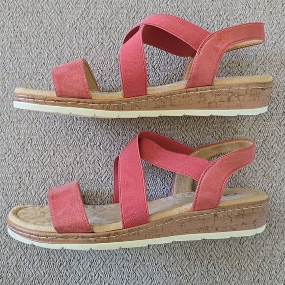 VJH Confort NWOT Brick Slip On Elastic Ankle Lightweight Casual Sandals - Size 9 - Picture 4 of 10